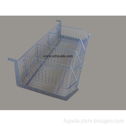 Wire Hanging Basket with Divider (025)